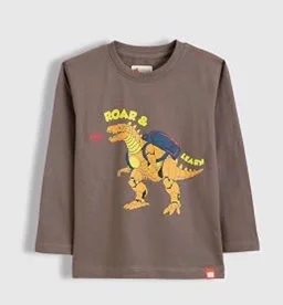 ORANGE SUGAR Kids Full Sleeve T-Shirt | Cotton Round Neck | Soft Breathable Fabric | Casual Wear for Boys & Girls
- 4-5 Y, Backpack Beast