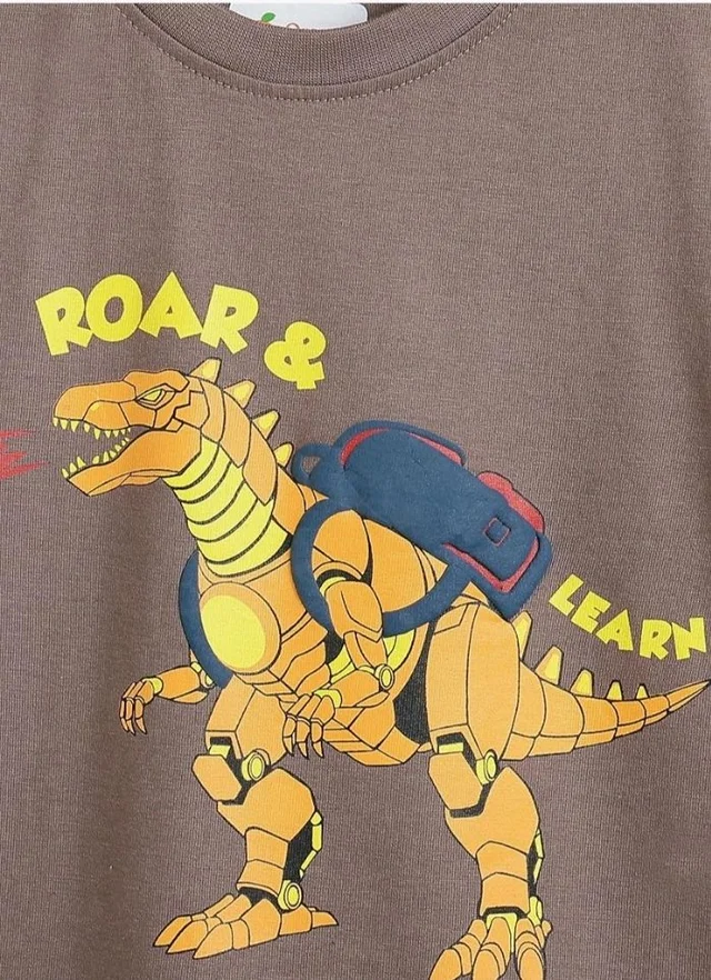 ORANGE SUGAR Kids Full Sleeve T-Shirt | Cotton Round Neck | Soft Breathable Fabric | Casual Wear for Boys & Girls
- 4-5 Y, Backpack Beast