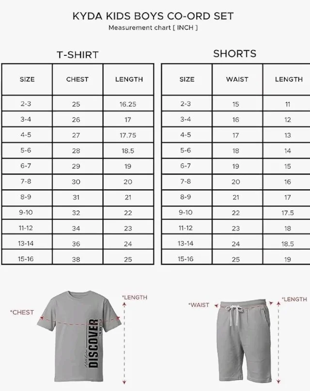 KYDA KIDS® Boys 100% Cotton Oversized T-Shirt Shorts Clothing Set | Kids Co-Ord Set | Half Sleeve T-Shirt with Matching Shorts | Soft Breathable Fabric | Comfortable Stylish Casual Wear
- 7-8 y, Yellow