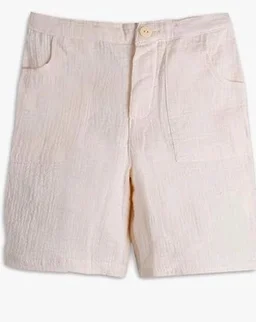 Kidbea Organic Cotton Shirt & Pant Co-ord Set for Kids | Elegant & Comfortable Summer Wear | Stylish Half Sleeve Shirt with Bow & Comfy Shorts
- 4-5 Y, Off white