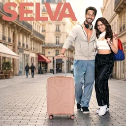 KAMILIANT by American Tourister Selva|Cabin Trolley Bag Small Size (56 cms) for Travel| Hard Case Polypropylene (PP) Suitcase|360° 8-Wheel Spinner Luggage Trolley|Combination Lock|Peach