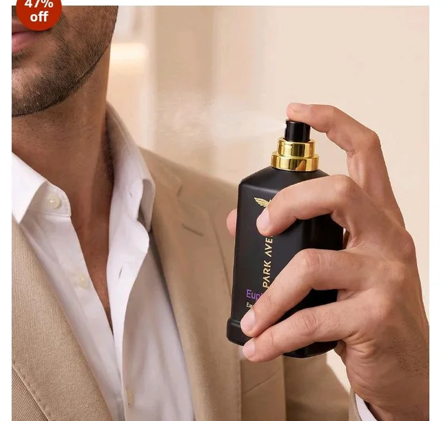 Park Avenue For Him | Luxury Perfume Gift Set for Men | 2 x 100ml | Euphoria & Conquer | Long Lasting EDP | Amber | Musk | Premium Fragrance