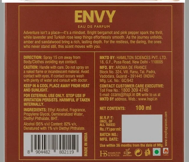 ENVY Explorer Perfume- 100 ML|Long Lasting Perfume For Men
37%
off