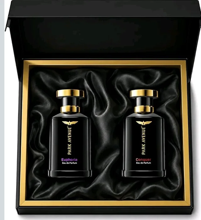 Park Avenue For Him | Luxury Perfume Gift Set for Men | 2 x 100ml | Euphoria & Conquer | Long Lasting EDP | Amber | Musk | Premium Fragrance