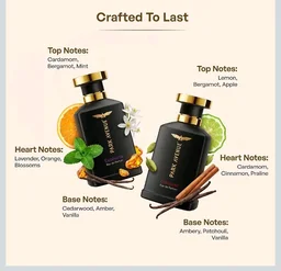 Park Avenue For Him | Luxury Perfume Gift Set for Men | 2 x 100ml | Euphoria & Conquer | Long Lasting EDP | Amber | Musk | Premium Fragrance