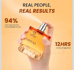 KENAZ Fortuna Long Lasting Perfume For Men & Women 100ML | Dubai Crafted | Floral Fruity With Orange Blossom & Patchouli | Unisex Parfum | 20% Fragrance Oil