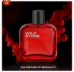 Wild Stone Ultra Sensual Perfume Spray for Men, 100ml, A Sensory Treat for Casual Encounters, Aromatic Blend of Masculine Fragrances