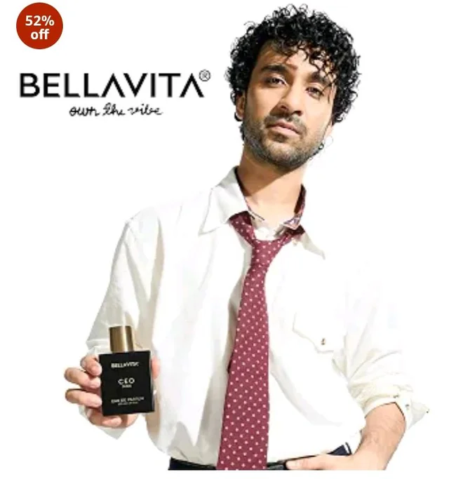 Bella Vita Luxury CEO Man | Long Lasting EDP 100ml | with Lemon, Lavender, Tonka, Mandarin & Vetiver | Premium Fragrance Perfume for Men | Ideal for Every Moment