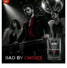 BEARDO Godfather Mafia Eau De Parfum 100ml | Fruity, Amber, Woody Fragrance | Long Lasting Perfume for Men | Gift For Men | Strong EDP For Men | Gift For Husband | Gift For Boyfriend