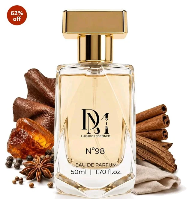 N98 Perfume for Man | Eau De Parfum (EDP) Long-Lasting Luxury Perfume | Amber Woody| Office Wear, Date Night & Daily Use | Premium Parfum Gift For Man - 50ML