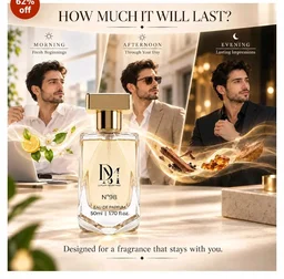 N98 Perfume for Man | Eau De Parfum (EDP) Long-Lasting Luxury Perfume | Amber Woody| Office Wear, Date Night & Daily Use | Premium Parfum Gift For Man - 50ML