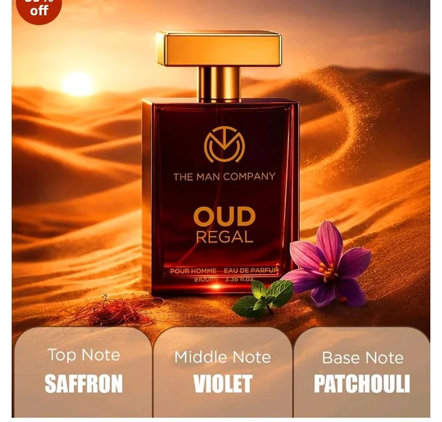 THE MAN COMPANY OUD REGAL Perfume for Man | Long Lasting Bold Oud Perfume | Luxury EDP Fragrance with Saffron & Patchouli | Gift for Him | 100 ml | Anniversary fragrance gift | Valentine Gift Set For Man |
200+ bought in past month