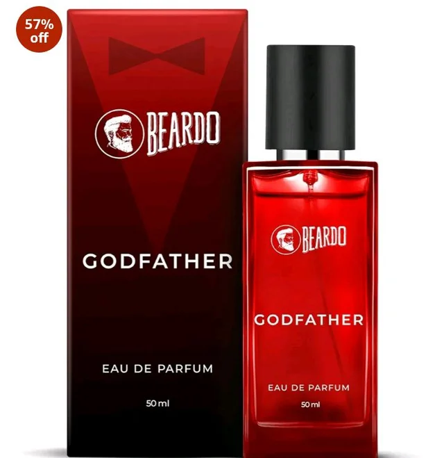 BEARDO Godfather Perfume For Men, 50Ml | Aromatic, Spicy Perfume For Men Long Lasting Perfume For Date Night Fragrance | Body Spray For Men | Gift For Husband | Gift For Boyfriend
