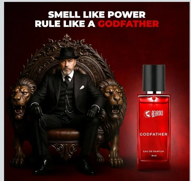 BEARDO Godfather Perfume For Men, 50Ml | Aromatic, Spicy Perfume For Men Long Lasting Perfume For Date Night Fragrance | Body Spray For Men | Gift For Husband | Gift For Boyfriend