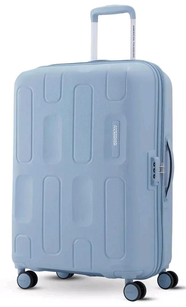 American Tourister Ivy 2.0|Medium Size Check-in Spinner Trolley Bag (68 cm)|360° 8 Wheel Travel Luggage|Hard Case Polypropylene (PP) Suitcase|Combination Lock|Blue Frog
800+ bought in past month