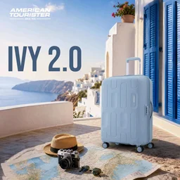 American Tourister Ivy 2.0|Medium Size Check-in Spinner Trolley Bag (68 cm)|360° 8 Wheel Travel Luggage|Hard Case Polypropylene (PP) Suitcase|Combination Lock|Blue Frog
800+ bought in past month