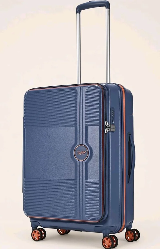Skybags Zephyre Medium Hard Luggage (65 Cm) | Luggage Trolley with 8 Wheels, TSA Lock and Expander | Blue Horizon | Unisex
50+ bought in past month
