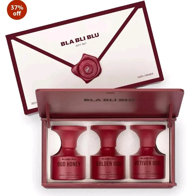 BLABLIBLU Unisex Perfume Gift Set for Men & Women|3x30ml|Long-Lasting Parfum Fragrances - better than EDP, EDT & EDC|Spicy Perfume For Man & Woman