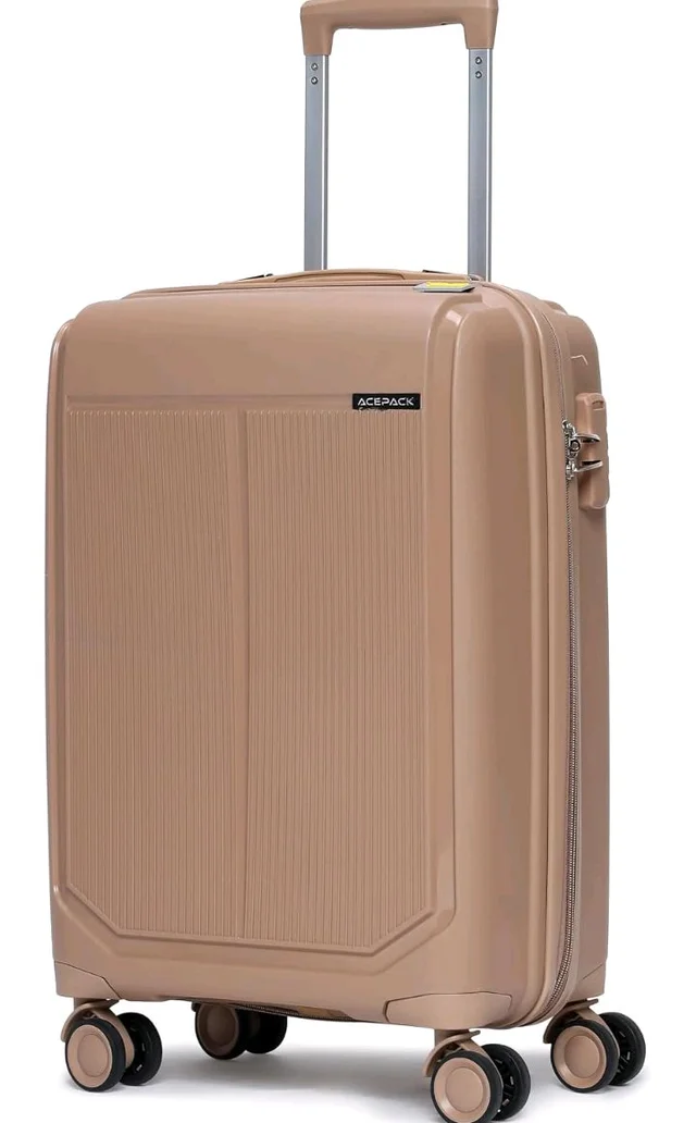 Provogue Lumina Hard-Sided PP 55 Cm Suitcase/Cabin Trolley Bag Small| Expandable Space with 8 Wheels Trolley Bags for Travel |Lightweight with Combination Lock|5 Year Warranty (Turquoise Blue)
50+ bought in past month