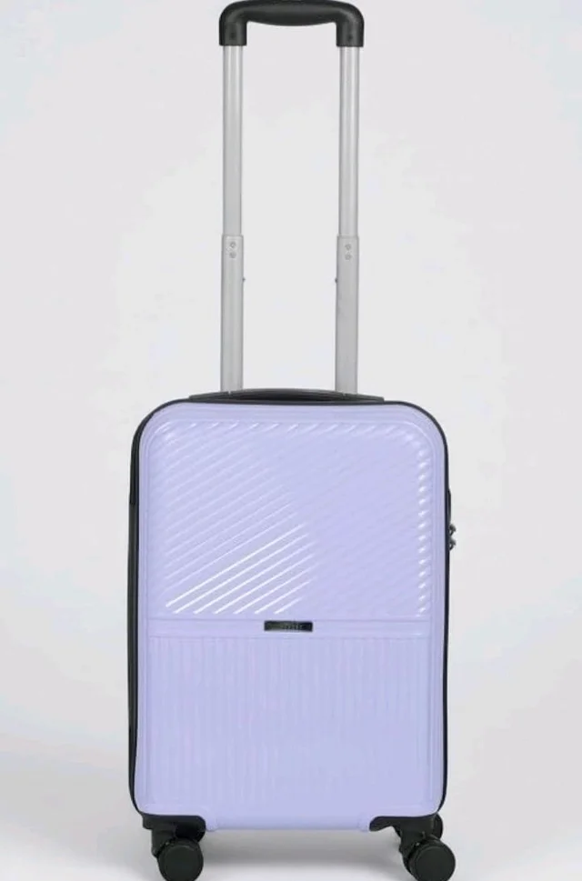 Teakwood Small Size 8 Wheels Trolley Bag, Hard Cabin with Zipper Closure, Adjustable Push Button & Cross Side Strap, Number Lock System 360 Degree (Small, Lavender)
50+ bought in past month