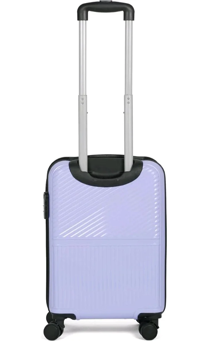 Teakwood Small Size 8 Wheels Trolley Bag, Hard Cabin with Zipper Closure, Adjustable Push Button & Cross Side Strap, Number Lock System 360 Degree (Small, Lavender)
50+ bought in past month