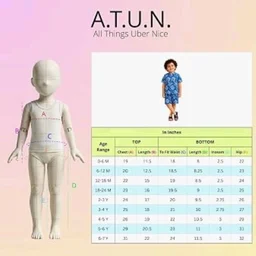A.T.U.N. (ALL THINGS UBER NICE) Boys 100% Cotton Printed Shirt and Shorts Set | Soft Breathable Clothing Set for Kids | Coordinated Summer Outfit with Comfortable Fit | Lightweight Co-Ord Set for Boys
- 6-7 Y, 0-6 M