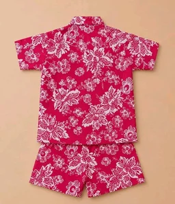 A.T.U.N. (ALL THINGS UBER NICE) Boys 100% Cotton Printed Shirt and Shorts Set | Soft Breathable Clothing Set for Kids | Coordinated Summer Outfit with Comfortable Fit | Lightweight Co-Ord Set for Boys
- 4-5 Y, Cream