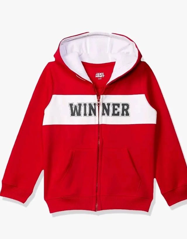 Amazon Brand - Symbol Boys Sweatshirt - Cuddle Up in Playful Comfort with These Long Sleeve Sweatshirts which are Super Soft & Fun for All Day Adventures!
- 2-3 M, Red 21
