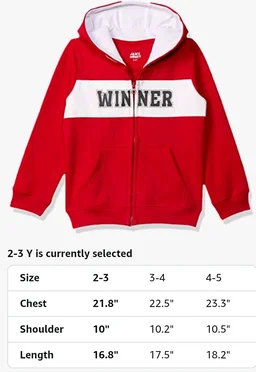 Amazon Brand - Symbol Boys Sweatshirt - Cuddle Up in Playful Comfort with These Long Sleeve Sweatshirts which are Super Soft & Fun for All Day Adventures!
- 11-12 Y, Red 21