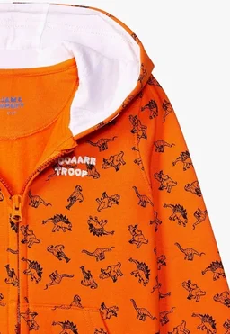 Amazon Brand - Symbol Boys Sweatshirt - Cuddle Up in Playful Comfort with These Long Sleeve Sweatshirts which are Super Soft & Fun for All Day Adventures!
- 7-8 Y, Orange -1