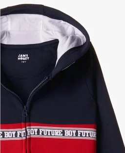 Amazon Brand - Symbol Boys Sweatshirt - Cuddle Up in Playful Comfort with These Long Sleeve Sweatshirts which are Super Soft & Fun for All Day Adventures! - 7-8 Y, Red 1