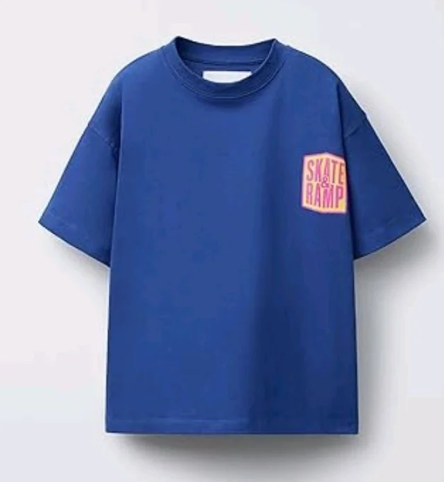 Alan Jones Clothing Boys Oversized Cotton Printed T-Shirt | Round Neck, Short Sleeves, Casual Wear
- 13-14 Y, Rust
