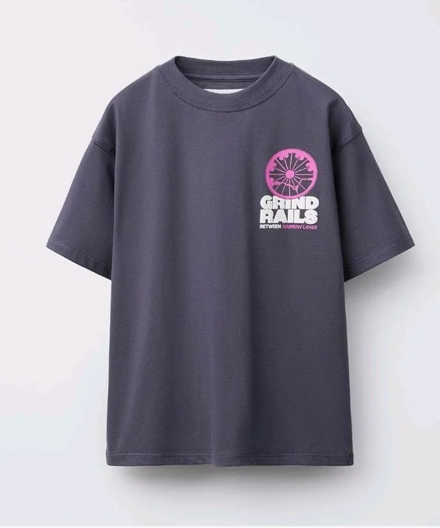 Alan Jones Clothing Boys Oversized Cotton Printed T-Shirt | Round Neck, Short Sleeves, Casual Wear
- 9-10 ay, Dark - Purple