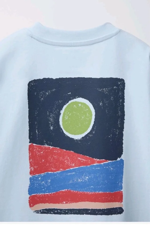 Alan Jones Clothing Boys Oversized Cotton Printed T-Shirt | Round Neck, Short Sleeves, Casual Wear
- 9-10 ay, Sky Blue