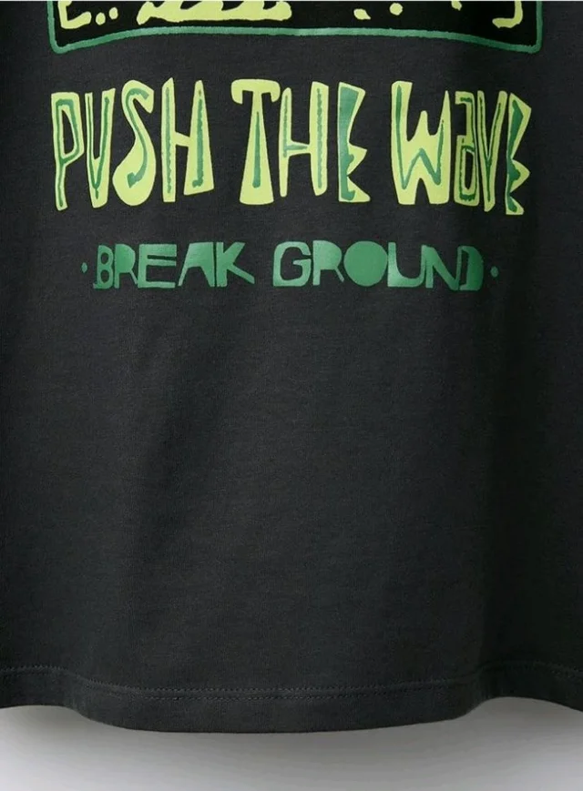 Alan Jones Clothing Boys Oversized Cotton Printed T-Shirt | Round Neck, Short Sleeves, Casual Wear
- 7-8 Y, Dark charcoal