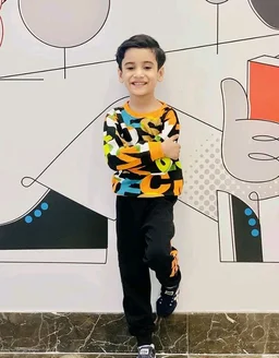 Googo Gaaga Boy's Cotton full Sleeves Printed Sweatshirt and Pant Set - 4-5 Y
