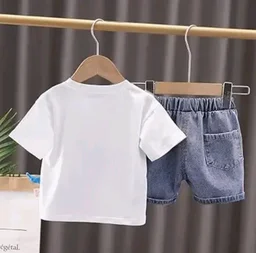 Googo Gaaga Boy's Cotton Dino Printed T-shirt With Shorts Sets of baby boys clothing Sets - 4-5 Y, Multi colours