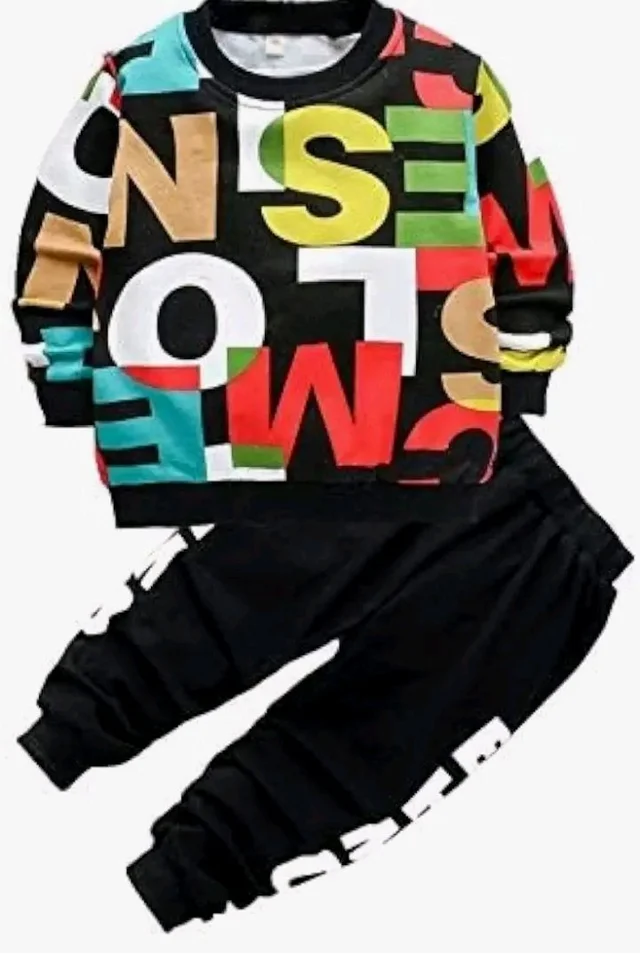 Googo Gaaga Boy's Cotton Full Sleeves Printed Sweatshirt with Pant in Multi Color
- 12-18 M, Yellow