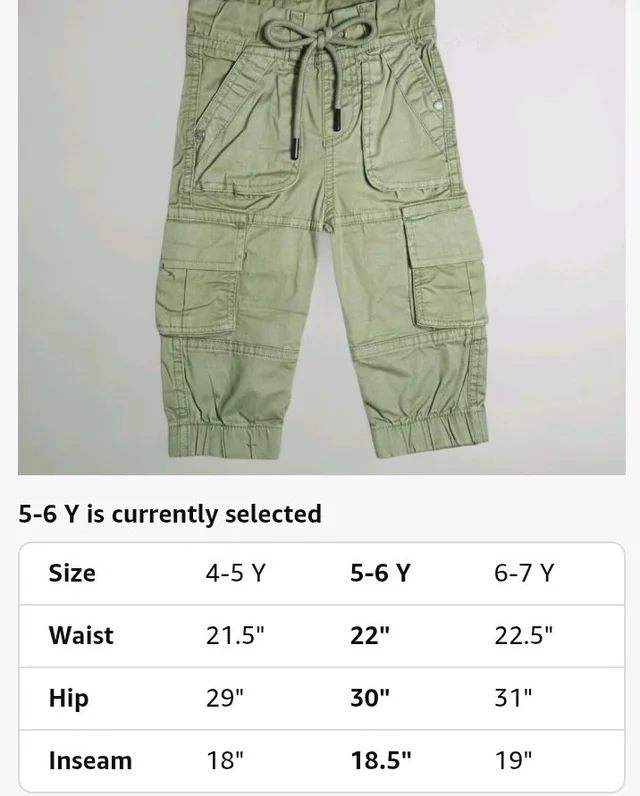 A.T.U.N. (ALL THINGS UBER NICE) Boys Classic Cotton Cargo Pants with Elastic Waist and Adjustable Drawstring | Utility Multi Pocket Comfort Fit Bottom Wear for Kids
- 12-24 M, Light Green