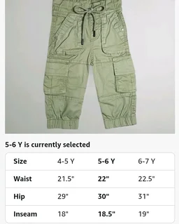 A.T.U.N. (ALL THINGS UBER NICE) Boys Classic Cotton Cargo Pants with Elastic Waist and Adjustable Drawstring | Utility Multi Pocket Comfort Fit Bottom Wear for Kids
- 12-24 M, Light Green