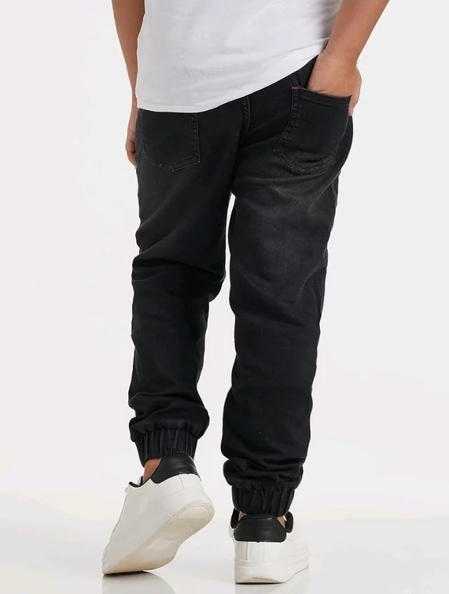 Amazon Brand - Symbol Boys Boys Slim Fit Stretchable Jogger Jeans (Elasticated Waist Band)
- 5-6 Y, Black 8