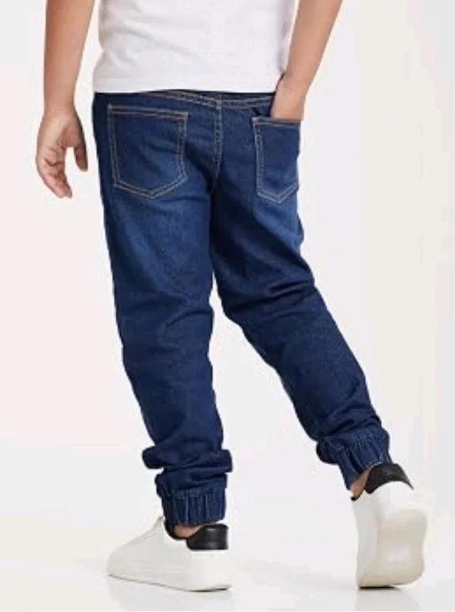 Amazon Brand - Symbol Boys Boys Slim Fit Stretchable Jogger Jeans (Elasticated Waist Band)
- 9-10 Y, Dk. Blue 10