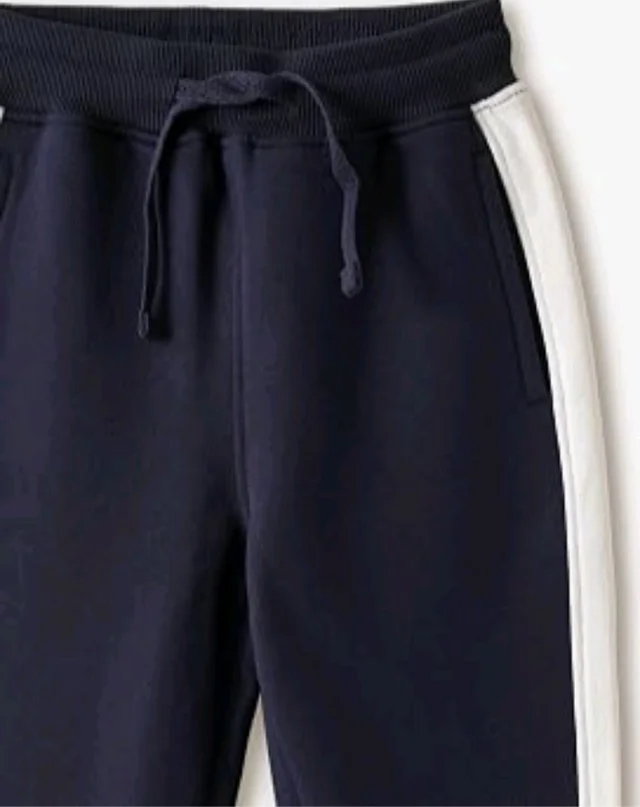 Amazon Brand - Symbol Boys Contrast Side Panelled Jogger Fit Track Pants
- 10-12 Y, Navy & White