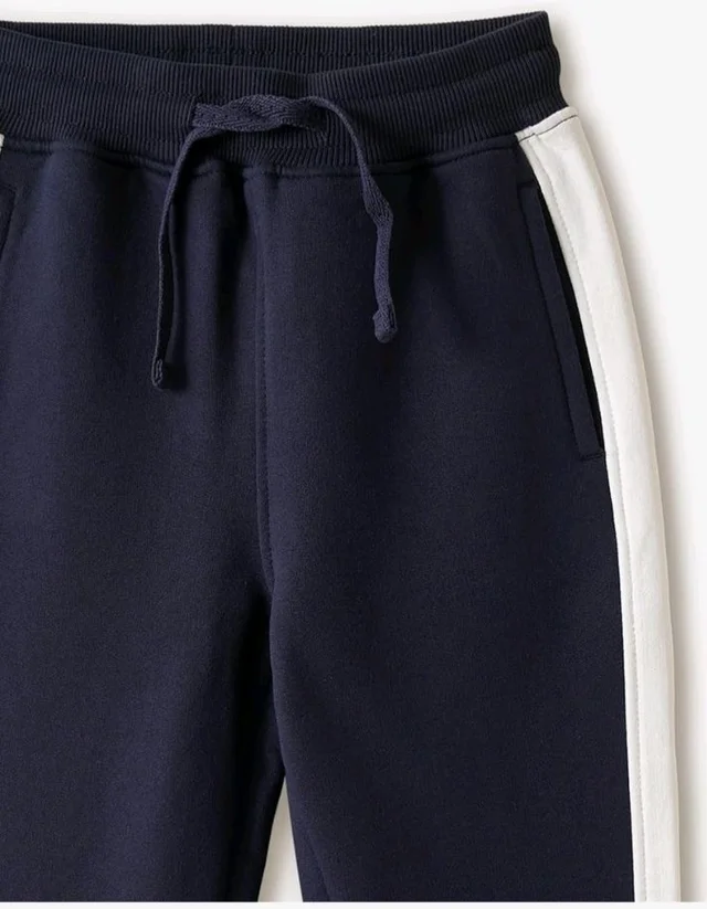 Amazon Brand - Symbol Boys Contrast Side Panelled Jogger Fit Track Pants
- 8-10 Y, Navy/White +Olive / Mustard