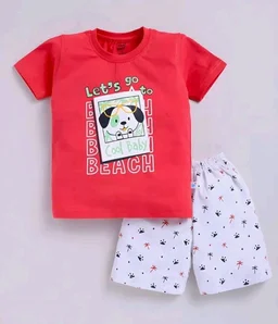 Toonyport Boys Summer 3 Packs Of T-shirts and Shorts Combo Set (Multicolors) - 4-5 Y, Multicolours 1