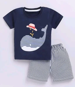 Toonyport Boys Summer 3 Packs Of T-shirts and Shorts Combo Set (Multicolors)
- 4-5 Y, Multicolours 6