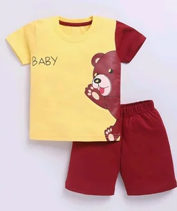 Toonyport Boys Summer 3 Packs Of T-shirts and Shorts Combo Set (Multicolors)
- 5-6 Y, Multicolours 6