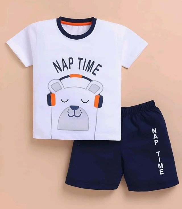 Toonyport Boys Summer 3 Packs Of T-shirts and Shorts Combo Set (Multicolors) - 5-6 Y, Multicolours 5