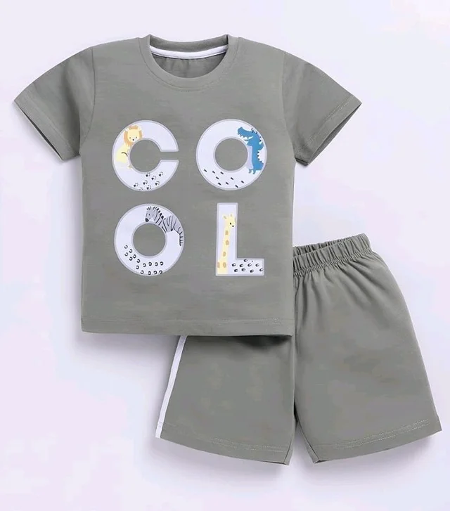 Toonyport Boys Summer 3 Packs Of T-shirts and Shorts Combo Set (Multicolors) - 5-6 Y, Multicolours 5