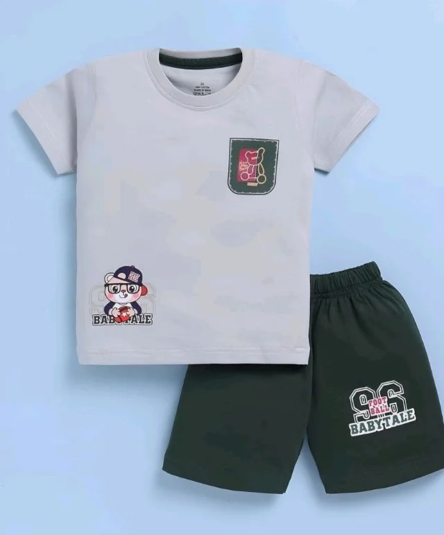Toonyport Boys Summer 3 Packs Of T-shirts and Shorts Combo Set (Multicolors)
- 18-24 M, Multicolours 9